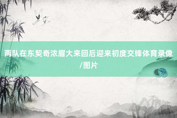 两队在东契奇浓眉大来回后迎来初度交锋体育录像/图片
