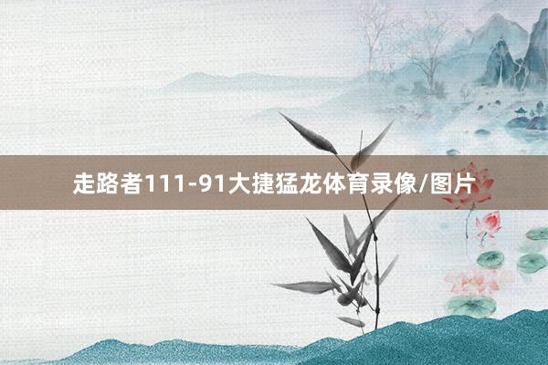 走路者111-91大捷猛龙体育录像/图片