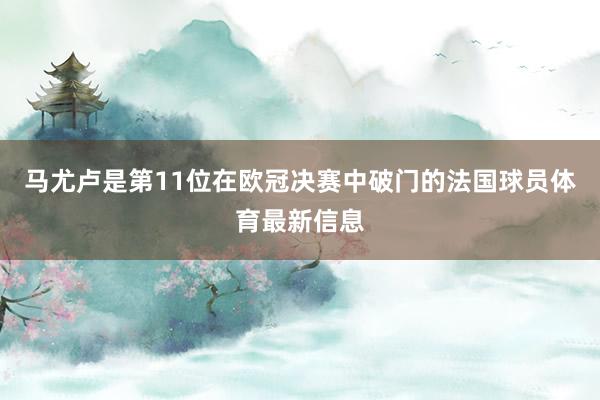 马尤卢是第11位在欧冠决赛中破门的法国球员体育最新信息