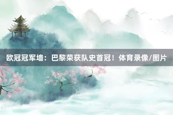 欧冠冠军墙：巴黎荣获队史首冠！体育录像/图片