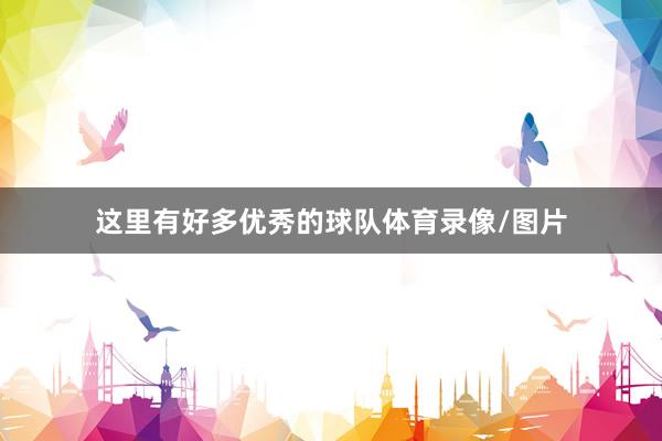 这里有好多优秀的球队体育录像/图片