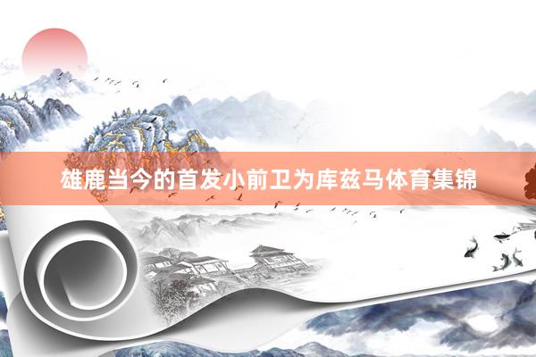 雄鹿当今的首发小前卫为库兹马体育集锦