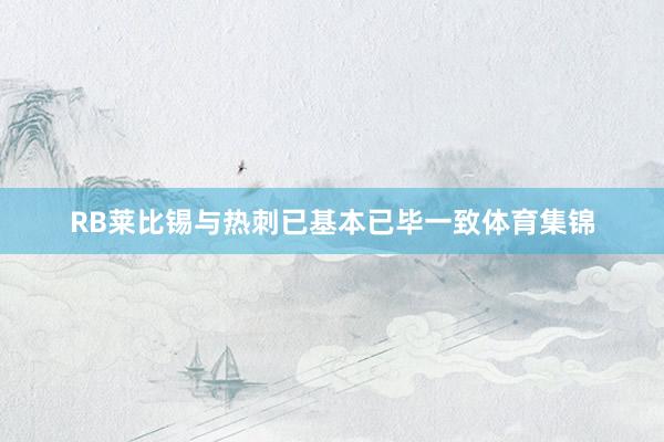 RB莱比锡与热刺已基本已毕一致体育集锦