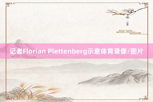记者Florian Plettenberg示意体育录像/图片