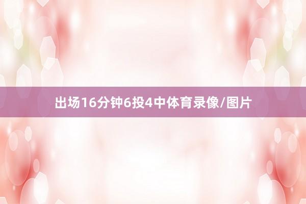 出场16分钟6投4中体育录像/图片