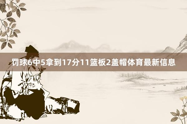 罚球6中5拿到17分11篮板2盖帽体育最新信息