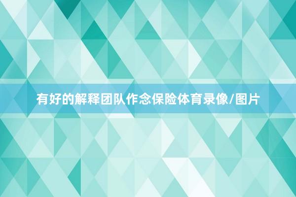有好的解释团队作念保险体育录像/图片