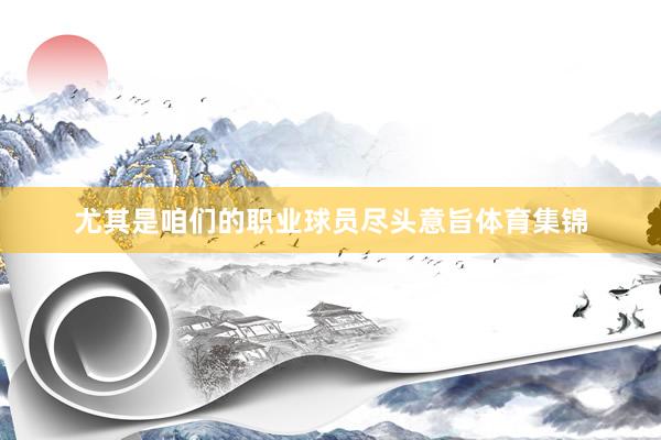 尤其是咱们的职业球员尽头意旨体育集锦